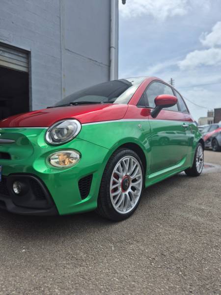 COVERING COMPLET ET TRAITEMENT CERAMIQUE SUR FIAT 500 ABARTH A LE HAVRE