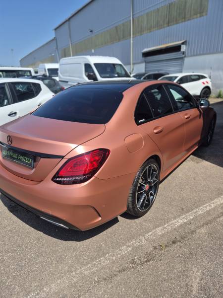 COVERING COMPLET ET TRAITEMENT CERAMIQUE SUR MERCEDES-BENZ CLASSE C A LE HAVRE