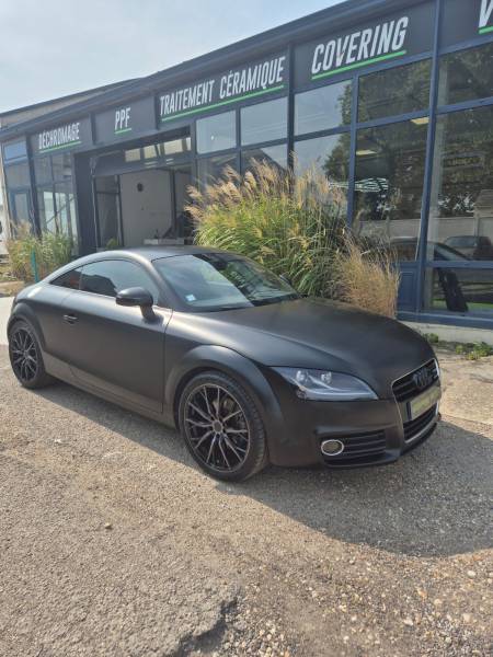 Covering complet, traitement céramique vitres teintées sur Audi TT à Le Havre