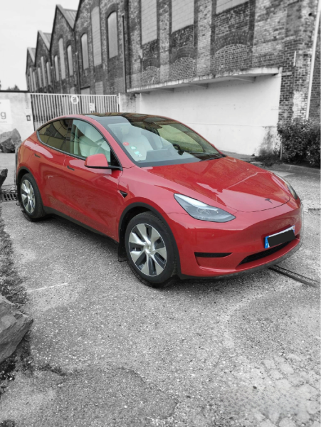 Devis pour faire un covering caméléon sur une tesla model y à Rouen 