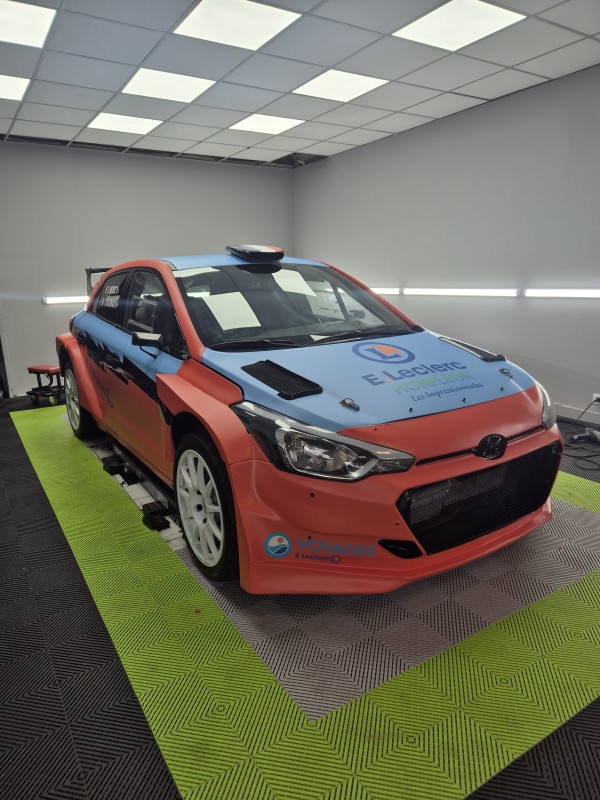 Covering pour voiture de rallye Hunday i20 à Le Havre prés de Rouen