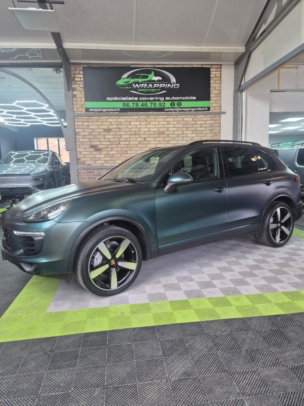 Covering complet sur porsche Cayenne à Le Havre 