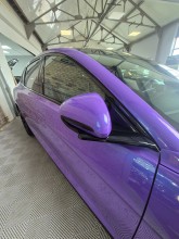 Covering complet violet nacré sur BYD Seal à Le Havre 