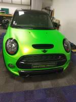 Covering vert complet sur Mini en Normandie 