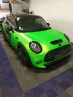 Covering vert sur voiture de prêt Wrapping Protect