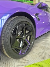 Covering complet violet nacré sur BYD Seal à Le Havre 