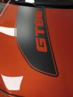 Pose d'un adhésif Toyota GT 86 noir mat à Caen 